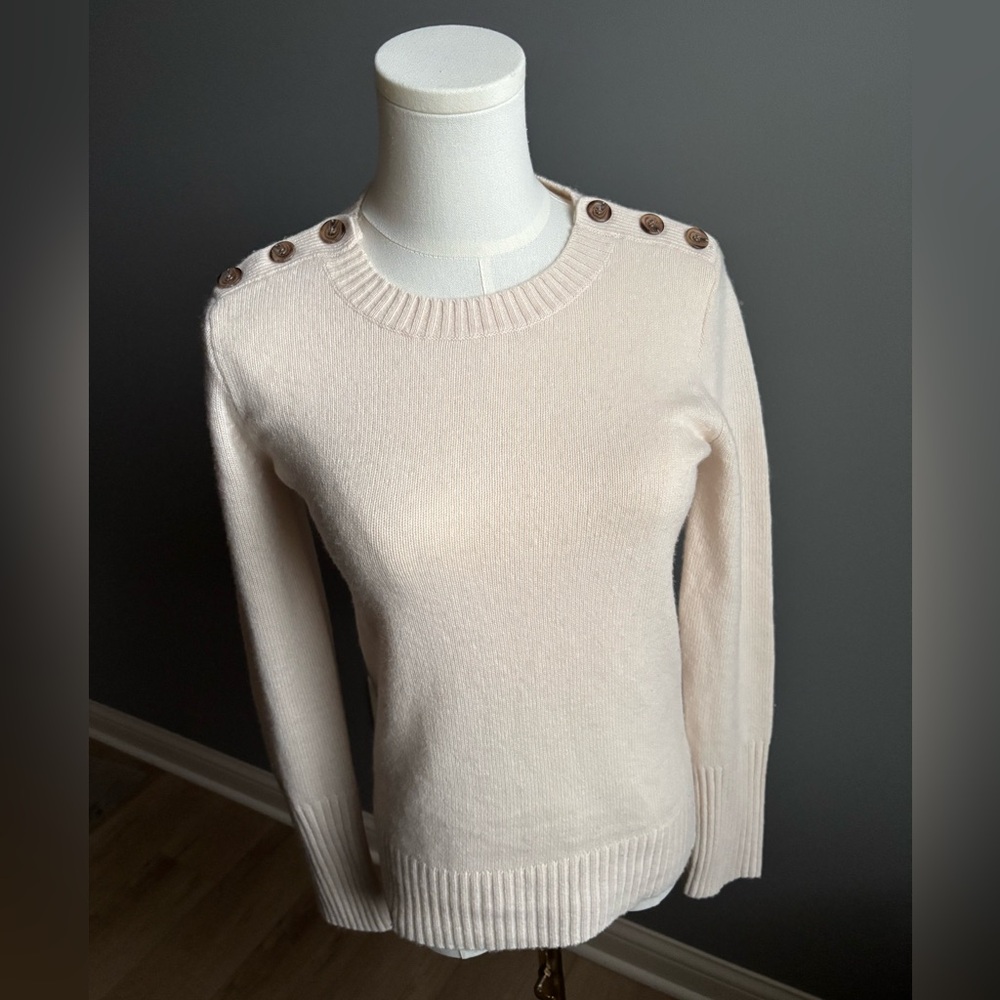 J. Crew Wool/Cashmere Blend Crewneck Sweater